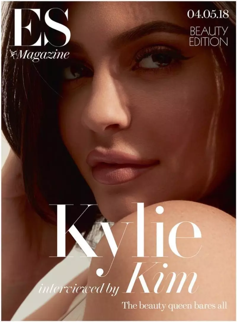 Kayli Jenner Sunday Times uslubida 2018 yil 4-may muqovasida