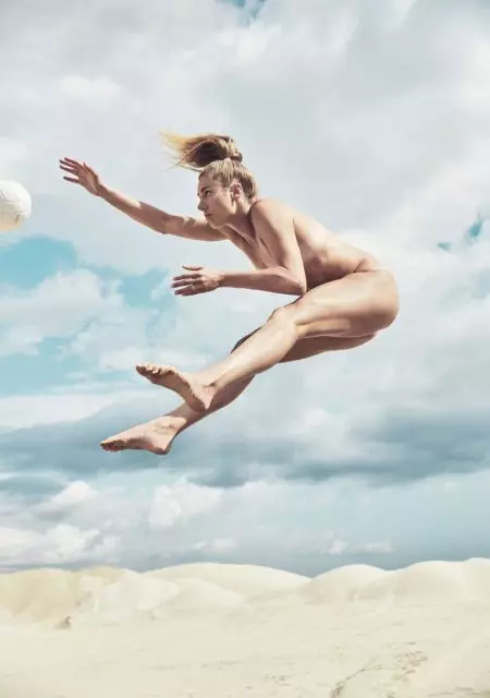 Najlepsi sportowcy April Ross, Christen Press + więcej Go nago w ESPN 2016 Body Issue