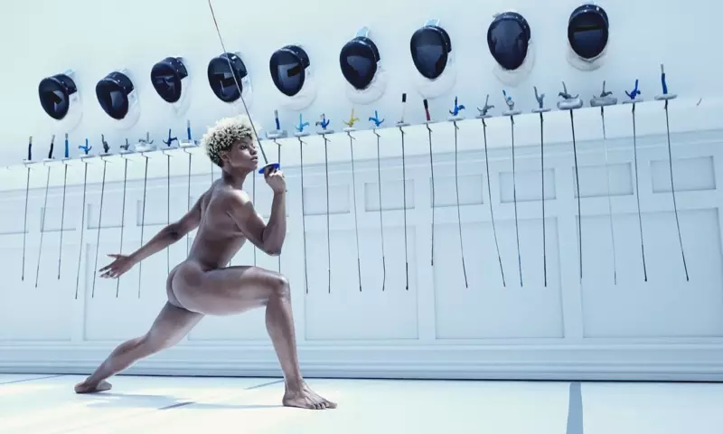 Ο Nzingha Prescod ποζάρει για το 2016 Body Issue του ESPN