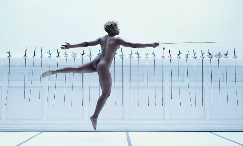 Ο Nzingha Prescod ποζάρει για το 2016 Body Issue του ESPN