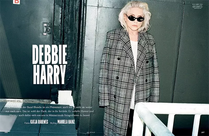 Bida si Debbie Harry sa isyu ng taglagas-taglamig ng GQ Style Germany