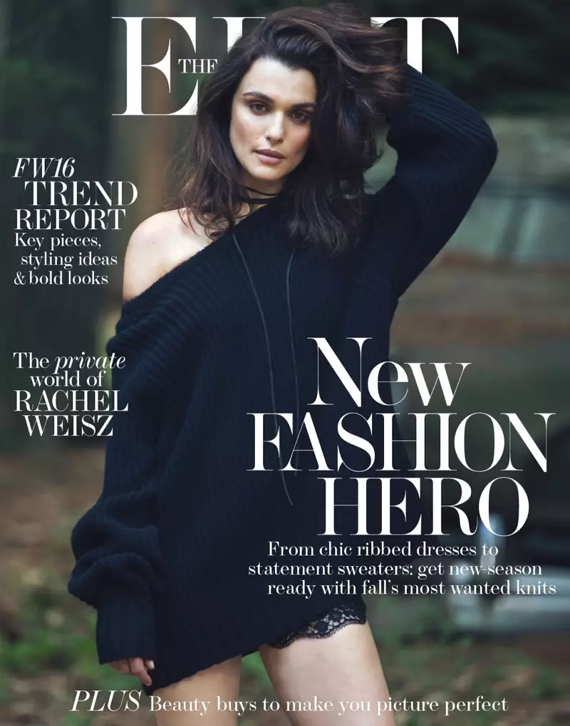 Rachel Weisz na portada de The Edit o 25 de agosto de 2016