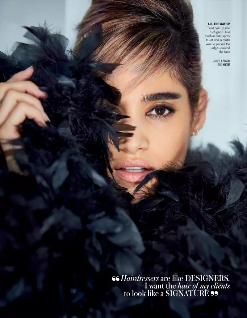 Sofia Boutella ນຸ່ງເສື້ອຂົນສັດ, ນຸ່ງເສື້ອ Azzaro