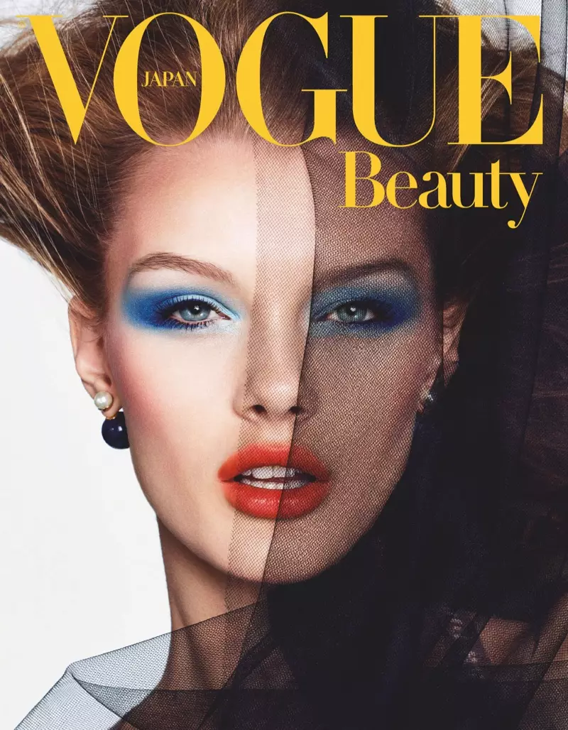 Kris Grikaite Vogue Giappone Bellezza Trucco Glamour Editoriale