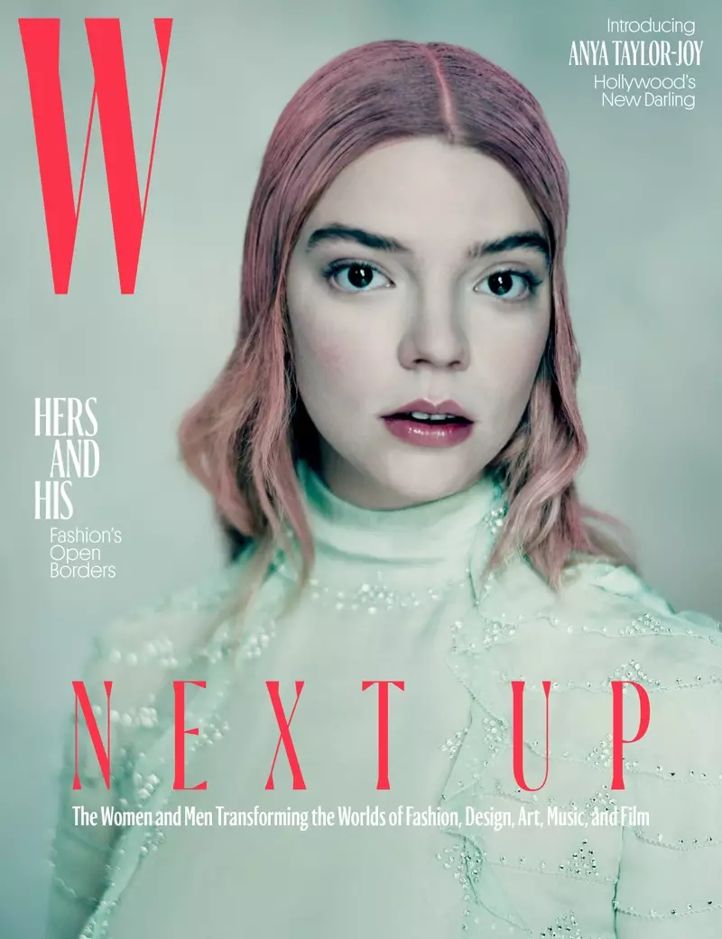 W Magazine අප්‍රේල් 2017 කවරයේ Anya Taylor-Joy