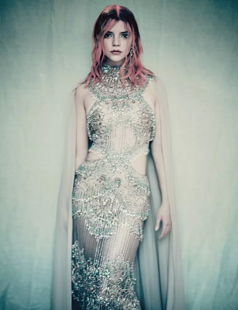 Anya Taylor-Joy betovert in haute couture-jurken voor W Magazine