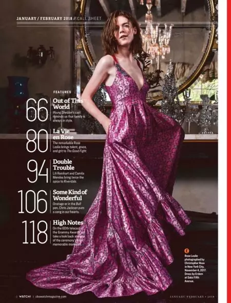 Rose Leslie Anomira muFabulous Fashions for Watch! Magazini