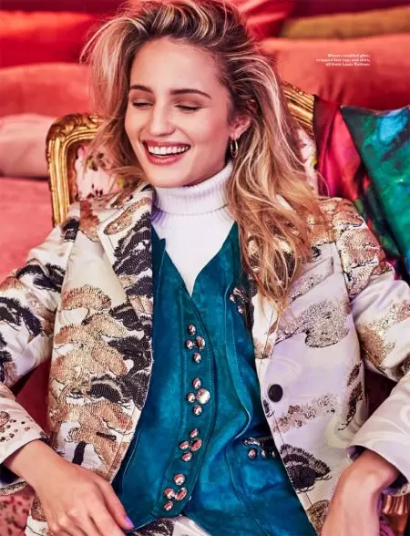 Dianna Agron duket e bukur në Louis Vuitton për Harper's Bazaar Malajzia