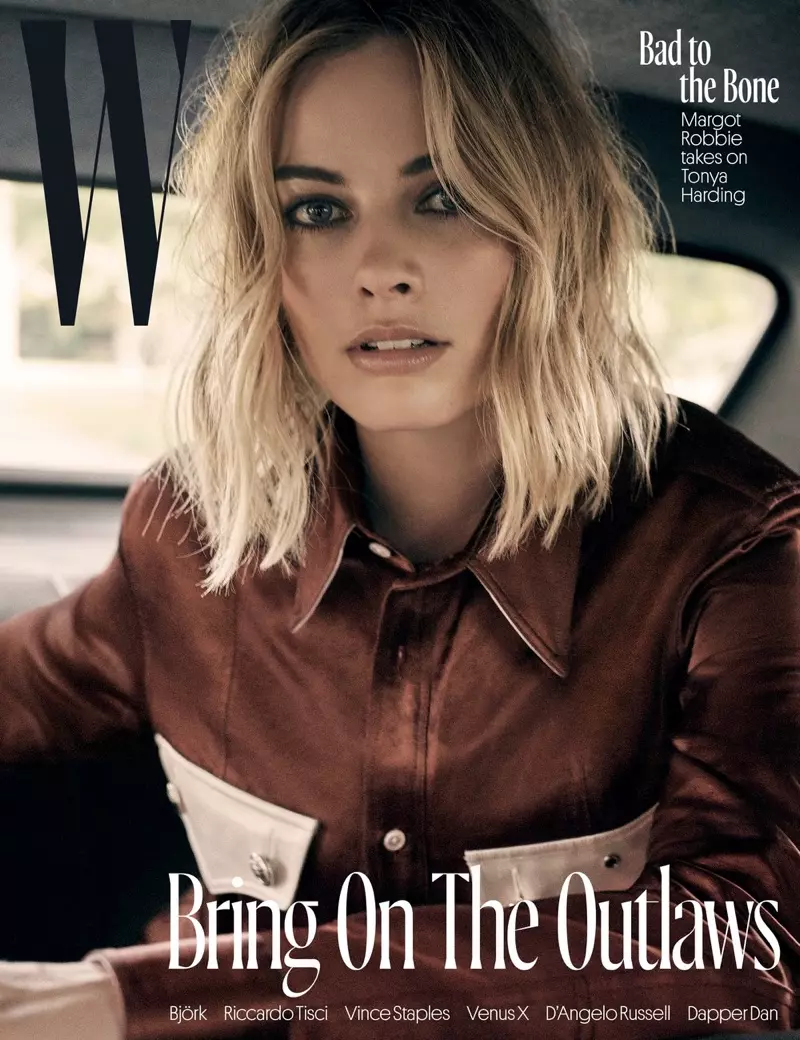 Margot Robbie poserar i coola stilar för W Magazine