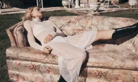 Margot Robbie é unha beleza natural de Vogue Australia