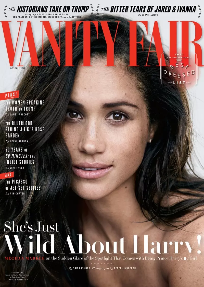 Meghan Markle op Vanity Fair oktober 2017 Cover