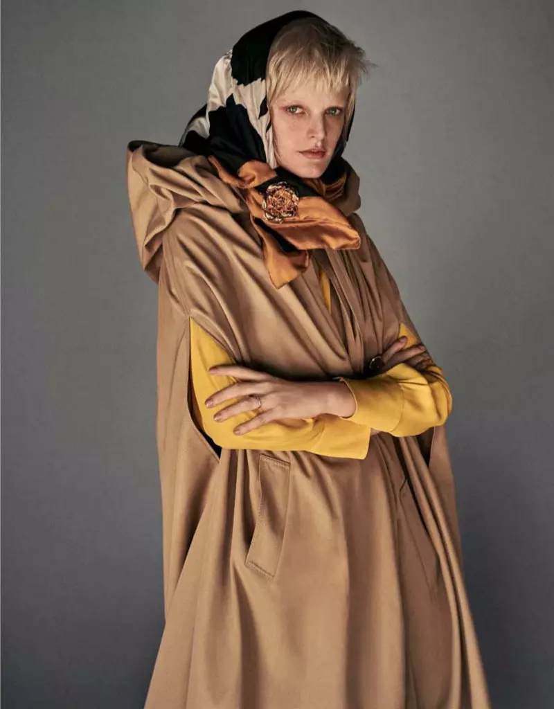 Hanne Gaby Odiele Anomira muAutumn Outerwear yeVogue Germany