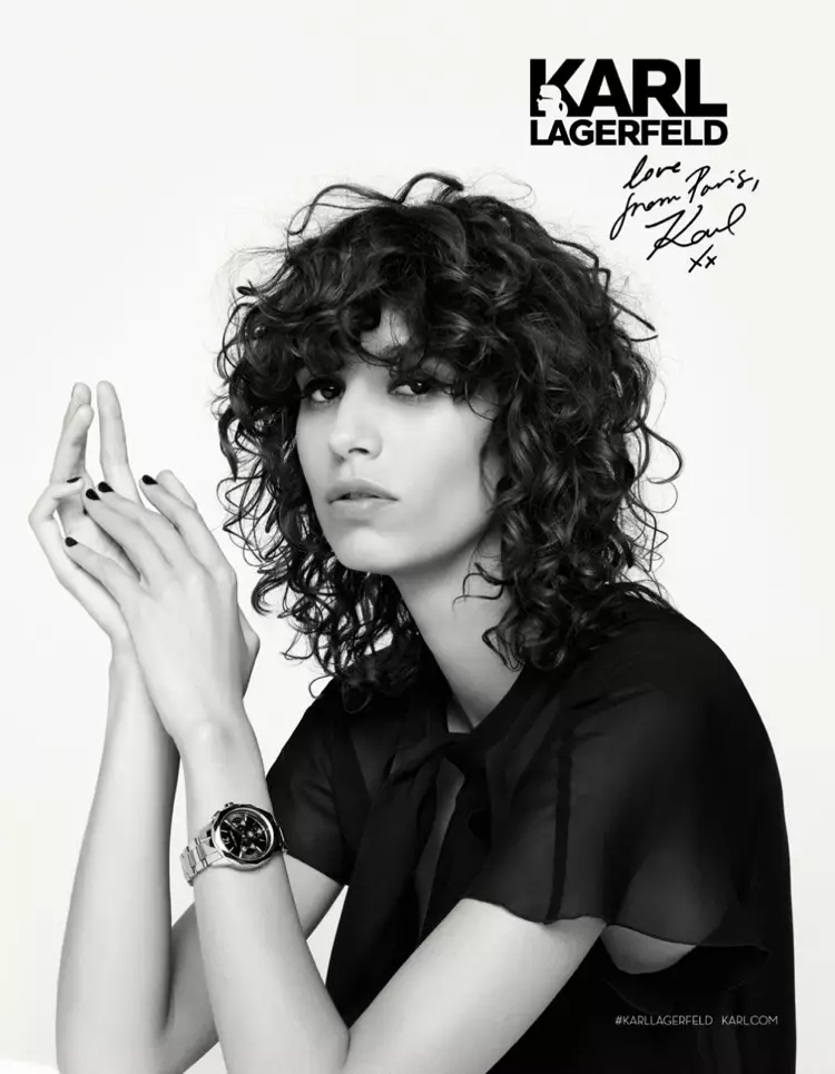 Mica Arganaraz ist der Star der Herbst-Winter-Kampagne 2016 von Karl Lagerfeld