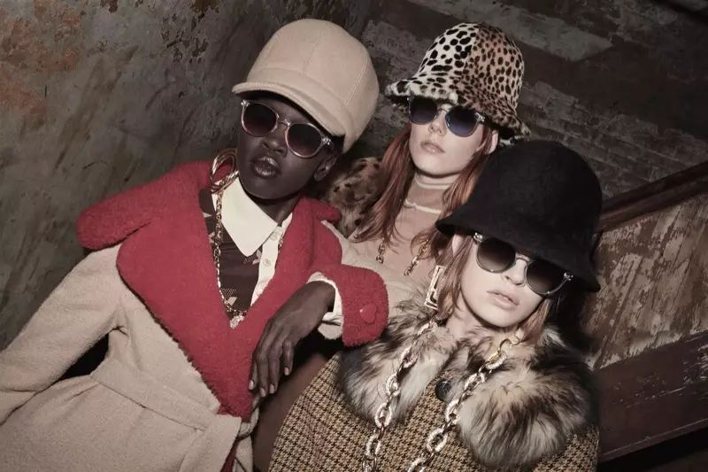 Alek Wek, Kiki Willems et Cara Taylor pour la campagne publicitaire automne 2017 de Marc Jacobs