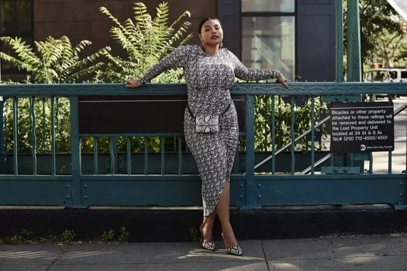 Paloma Elsesser Bloomingdale's Mix Masters fall 2019 ව්‍යාපාරයේ පෙනී සිටියි