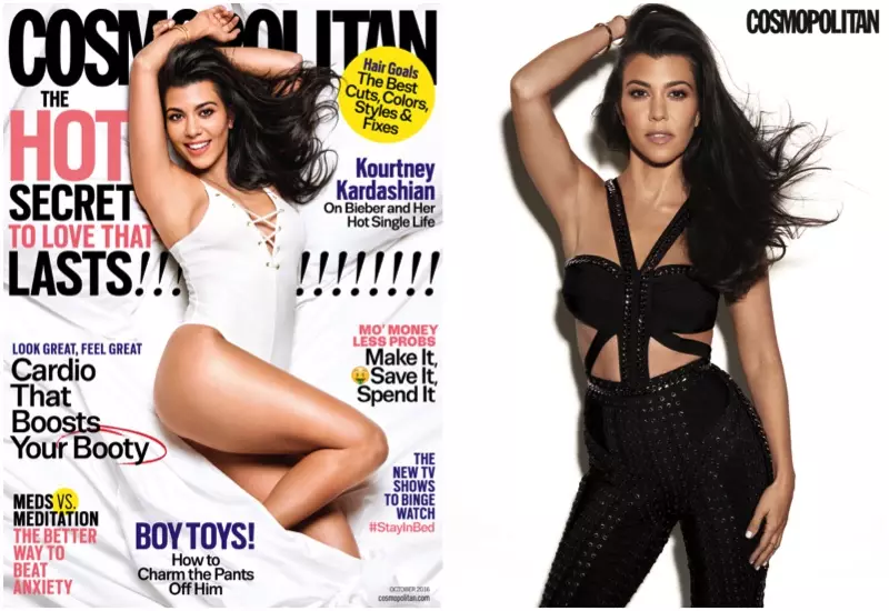 Kourtney Kardashian Yn Ymdrin â Chosmopolitan, Yn Trafod Perthynas â Scott Disick