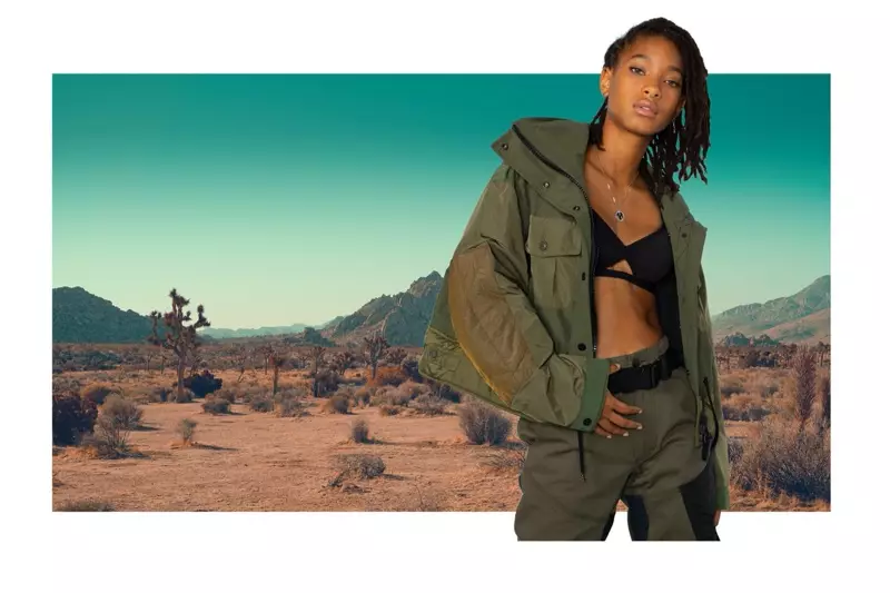 Willow Smith gba aaye fun ipolongo Onitsuka Tiger isubu-igba otutu 2020.