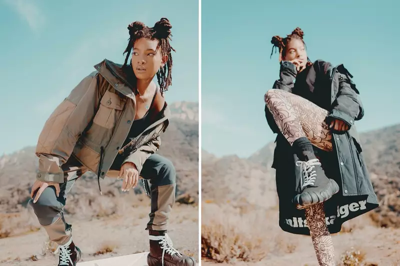 Onitsuka Tiger prek Willow Smith për fushatën vjeshtë-dimër 2020.