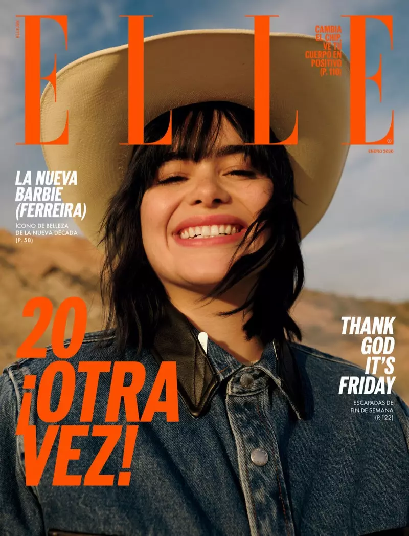 Barbie Ferreira ELLE Mexico Arale Reartes 2020 Cover Editorial