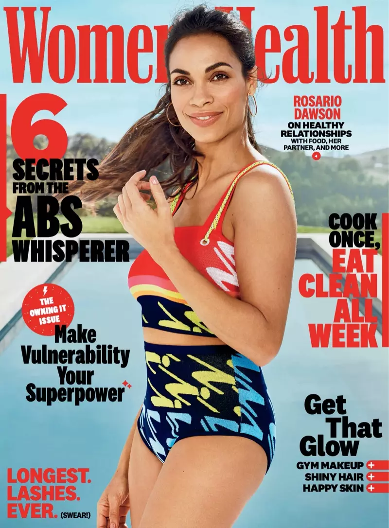 Fotos de portada de Rosario Dawson Women's Health 2020