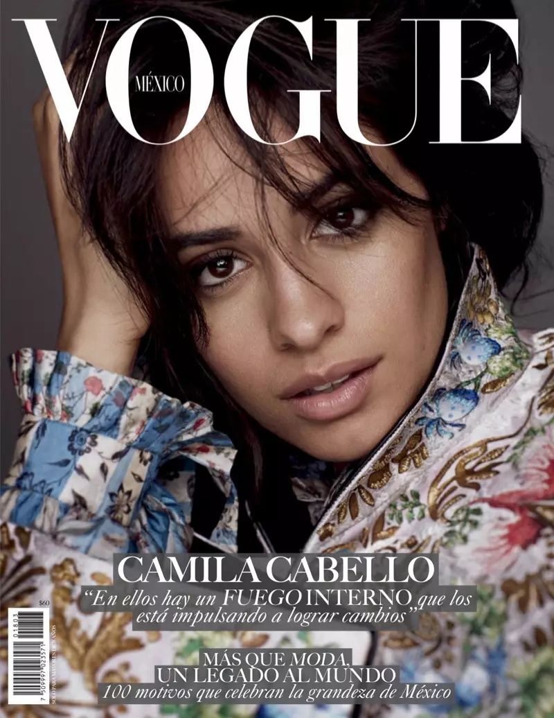 Camila Cabello na capa da Vogue México de março de 2018