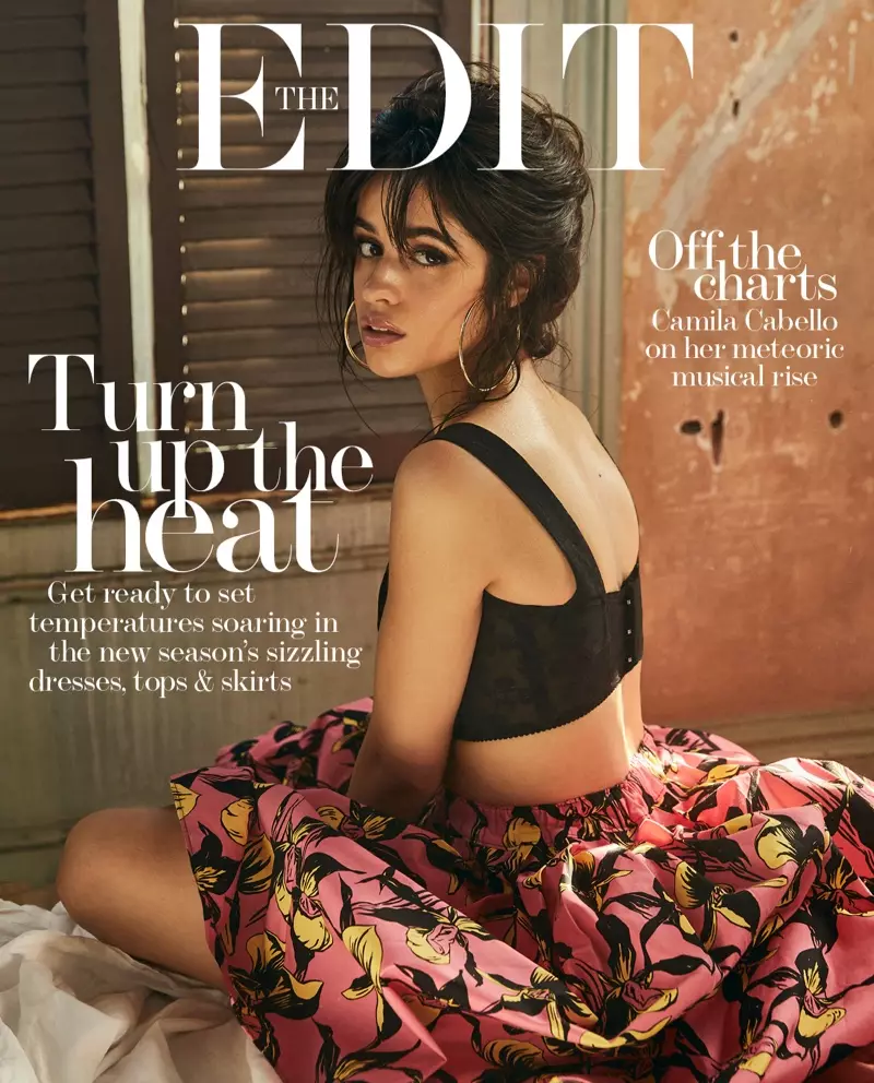 Camila Cabello na okładce The Edit 25 stycznia 2018 r.