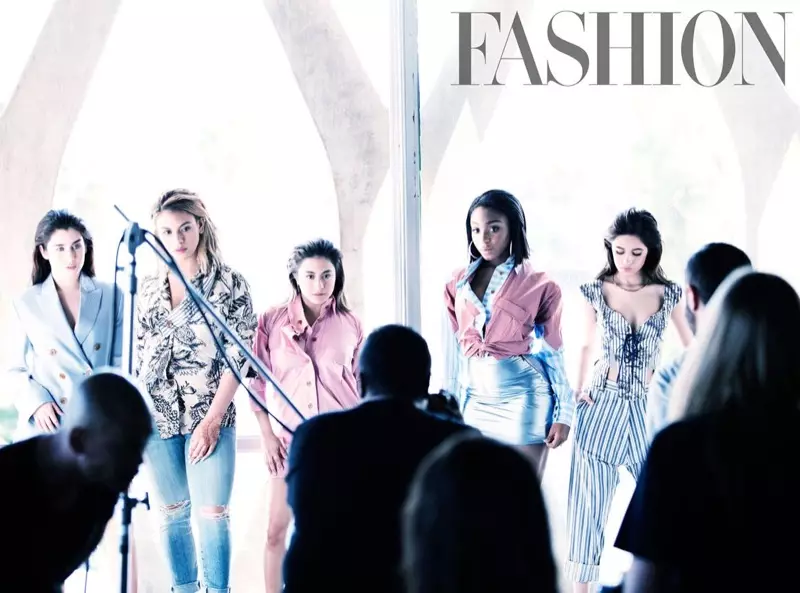 Fifth Harmony v zakulisju na fotografiranju Fashion Magazine