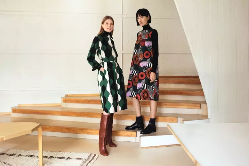 Uniqlo x Marimekko kuz-qish 2019 kampaniyasidan ko'rinish