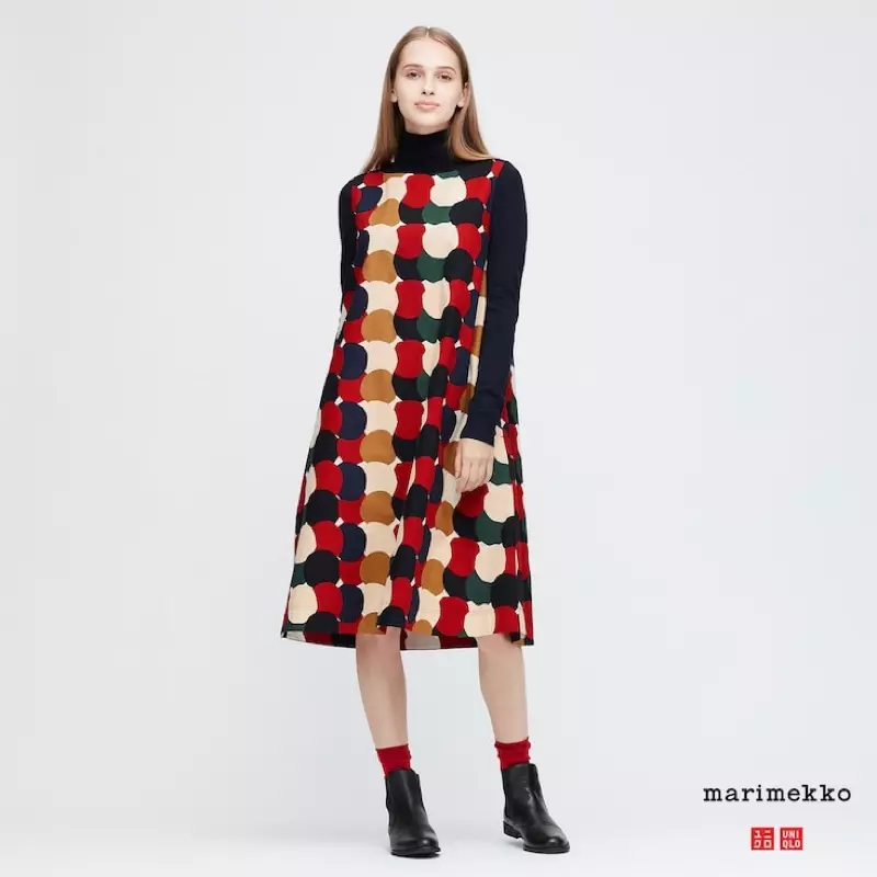 Uniqlo x Marimekko A-sarja varrukateta kleit 49,90 dollarit