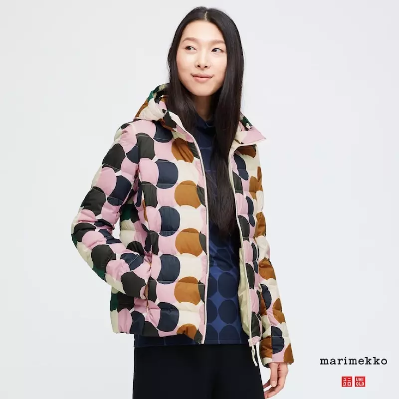 Ультралёгкая пуховая парка Uniqlo x Marimekko 79,90 долараў