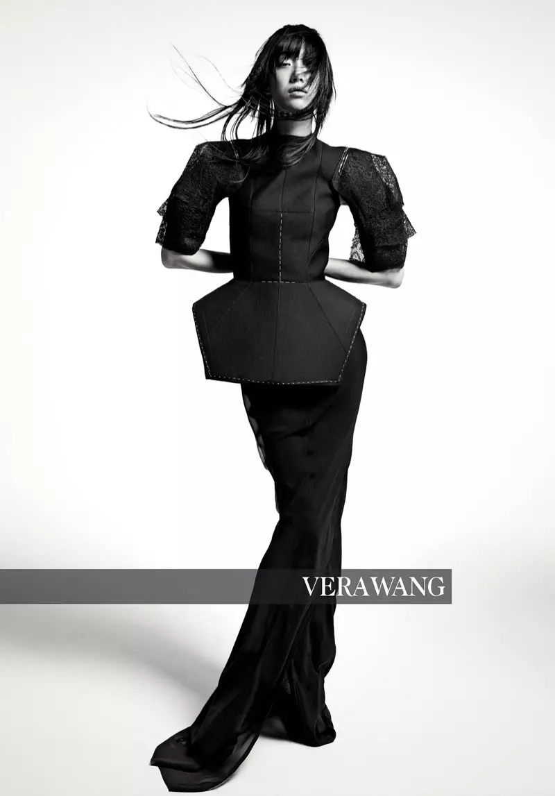 Sora Choi spiller hovedrollen i Vera Wang høst-vinter 2018-kampanje