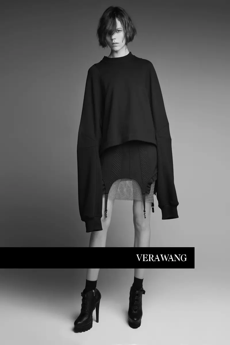 Freja Beha Erichsen 为 Vera Wang 2018 春夏广告大片解构造型