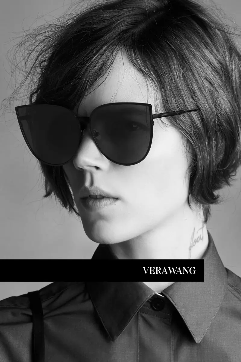 Vera Wang ເນັ້ນໃສ່ແວ່ນຕາສໍາລັບແຄມເປນພາກຮຽນ spring - summer 2018