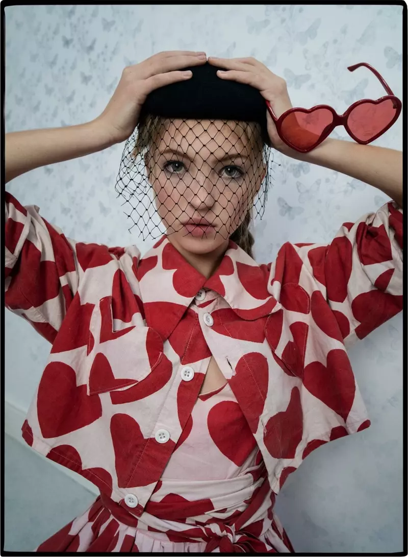 Lila Moss Dazed Majalah Cover Fashion Editorial