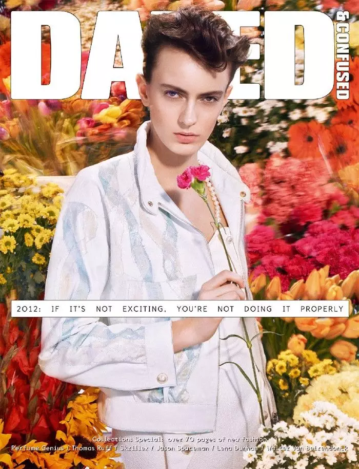 Kati Nescher, Frida Aasen, Erjona Ala és Lara Mullen Cover Dazed & Confused 2012. március