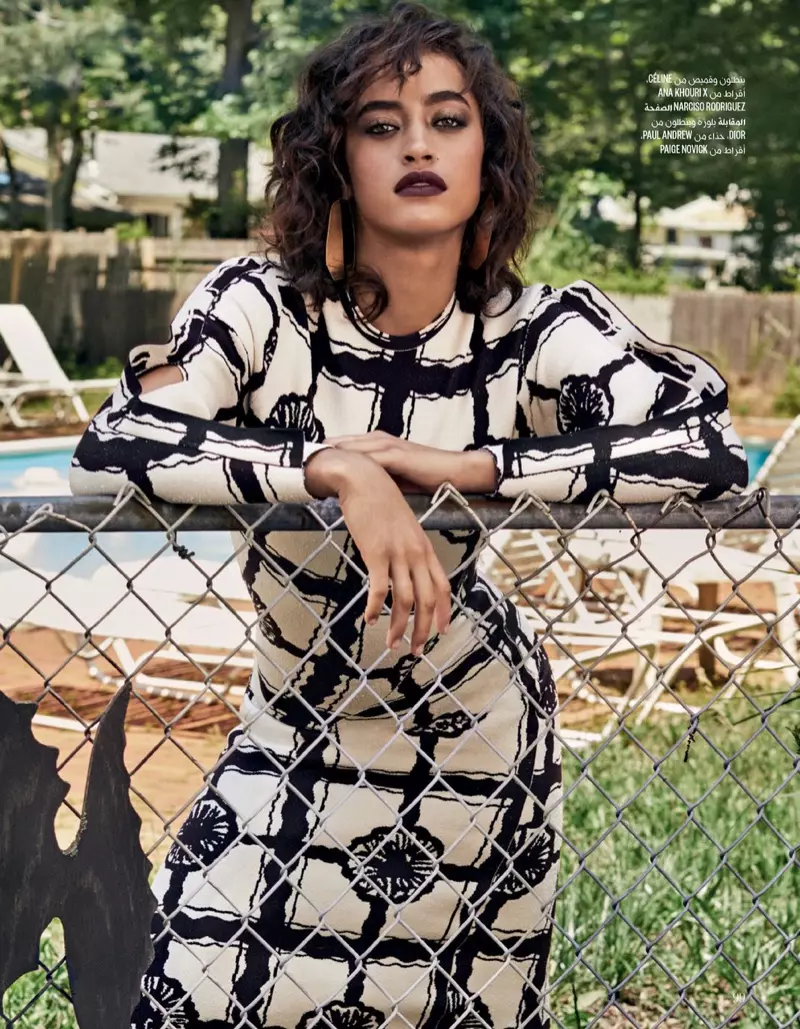 Alanna Arrington modelira trendove prije jeseni u Vogue Arabia