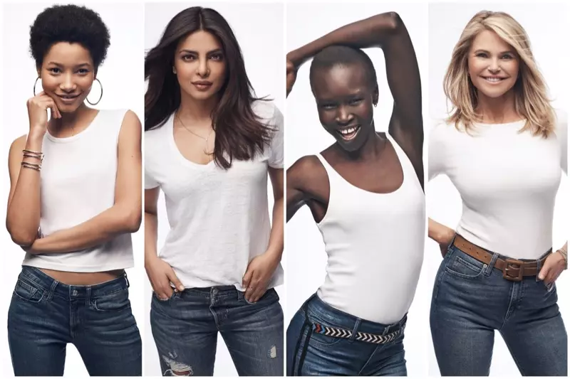 Gap 'Bridging the Gap' 2017 Campagne w / Priyanka Chopra, Alek Wek