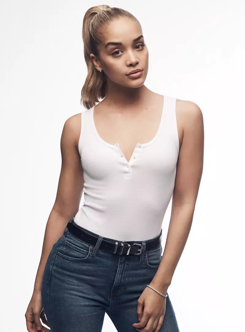 Jasmine Sanders prowadzi kampanię Bridging the Gap 2017 firmy Gap