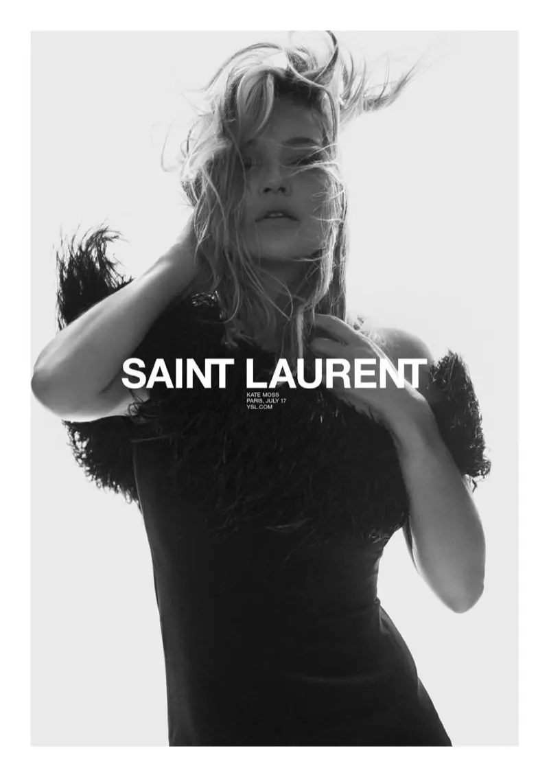 Saint Laurent anobaya Kate Moss yemushandirapamwe wechirimo 2018