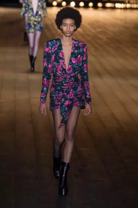 Saint Laurent fer 80's fyrir haustið 2018