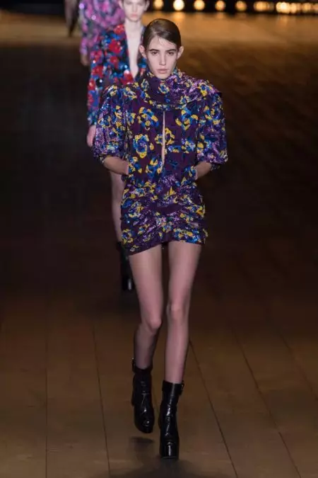 Saint Laurent đi 80's cho mùa thu 2018