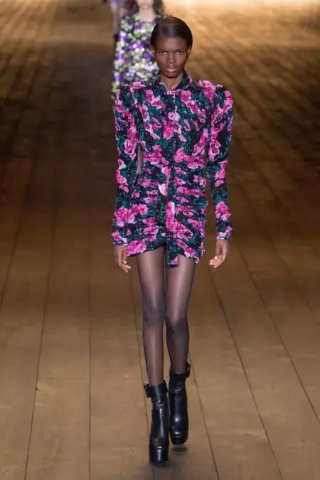 Saint Laurent đi 80's cho mùa thu 2018