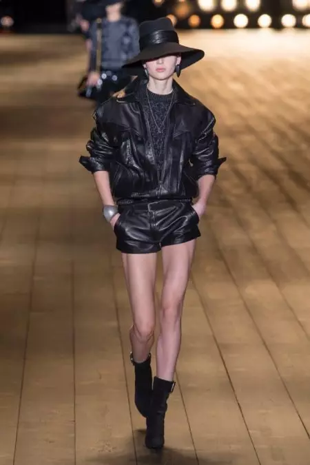 Saint Laurent fer 80's fyrir haustið 2018