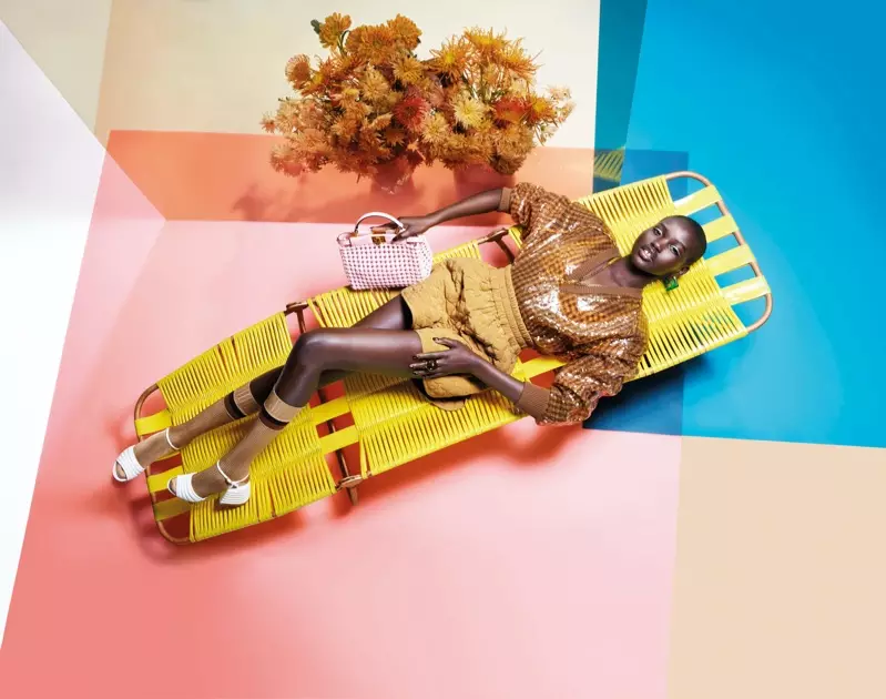 Adut Akech guida la campagna Fendi primavera-estate 2020