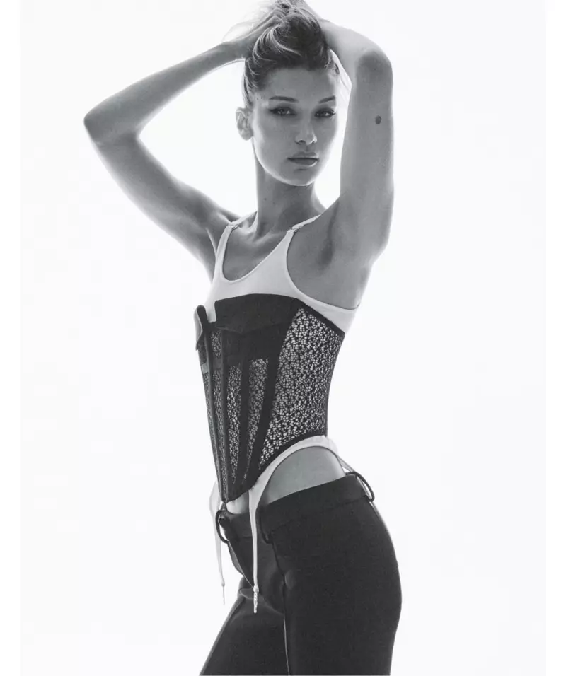 Bella Hadid Channels Western Glam ho an'ny Vogue Australia