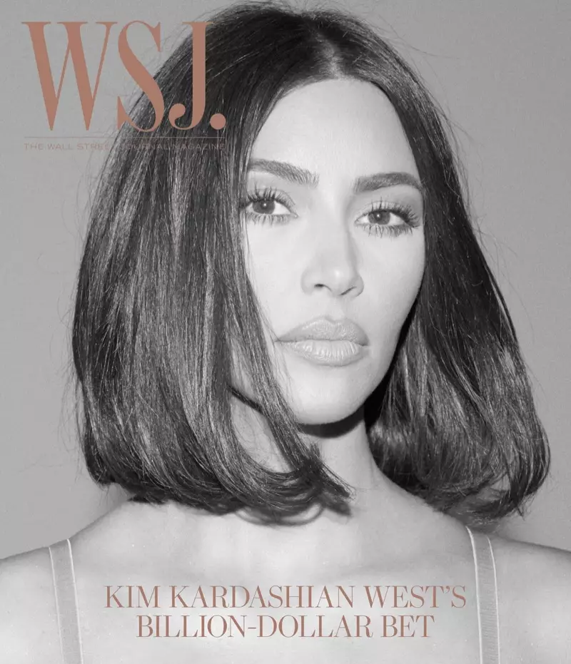 Ким Кардашијан на WSJ. Дигитална корица на списание август 2019 година