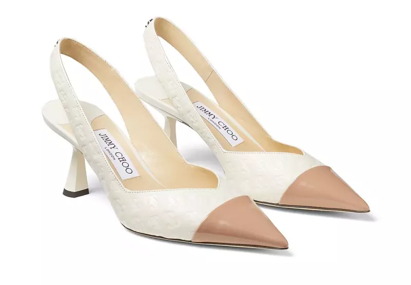 Jimmy Choo Liya 65 JC Monogram Slingbacks 795$