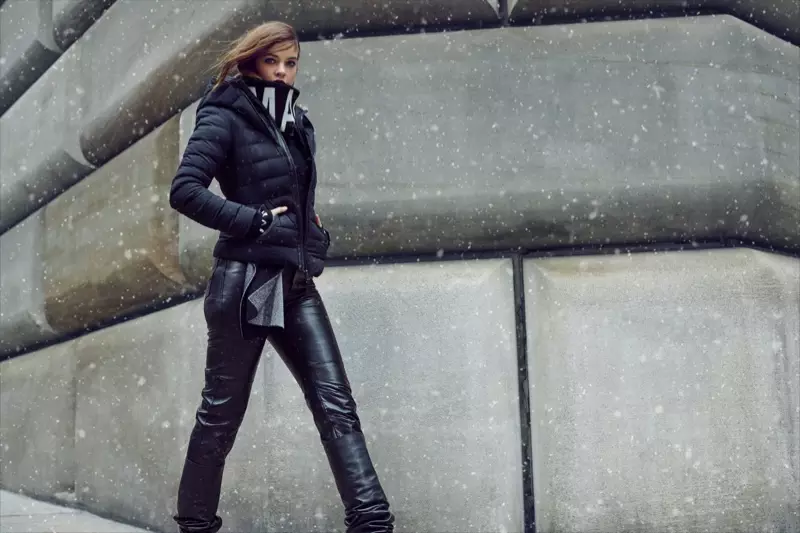 Si Barbara Palvin naglakaw sa Mackage fall-winter 2019 nga kampanya