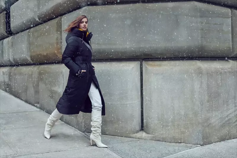 Ang modelo nga si Barbara Palvin mao ang nawong sa Mackage fall-winter 2019 nga kampanya