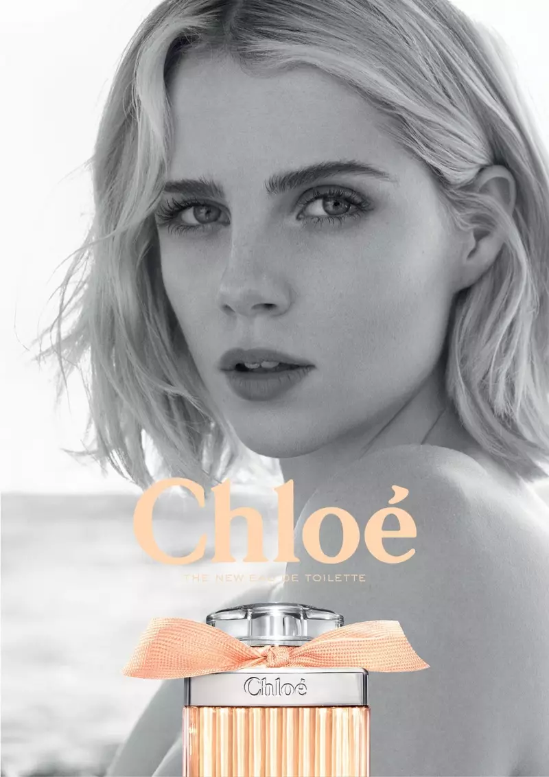 Chloe memperkenalkan kempen eau de toilette Rose Tangerine.